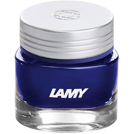 Lamy Ink Bottle - Saturated Dye Based Wide Neck Glass, Azurite Crystal | LT53AZU ,