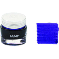 Lamy Ink Bottle - Saturated Dye Based Wide Neck Glass, Azurite Crystal | LT53AZU ,