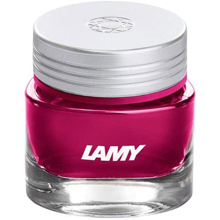 Lamy Ink Bottle - Saturated Dye Based Wide Neck Glass, Rhodonite Crystal | LT53RHO ,