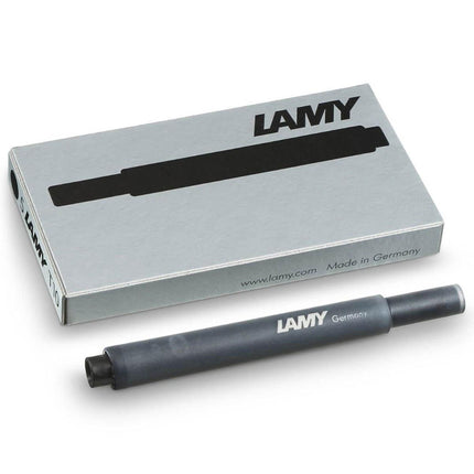 Lamy Ink Cartridge Refill - T10 for Fountain Pens, Black, Pack of 5 | LT10BK ,