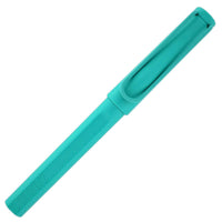 Lamy Rollerball Pen - Safari Plastic Body with Metal Clip, Aquamarine | L321AQ ,