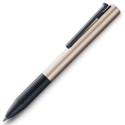 Lamy Rollerball Pen - Tipo Cap Less Aluminum Body with Black Clip, Pearl | L339PL ,