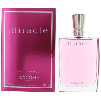 Lancome Women's Eau De Parfum Spray - Miracle Lychee and Freesia Top Notes, 3.4 oz ,
