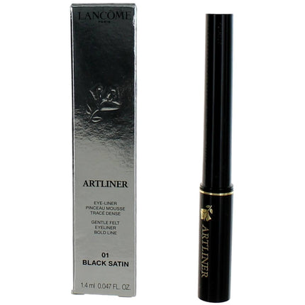 Lancome Women's Eye-Liner - Artliner Felt-Tipped Liquid 01 Black Satin, 0.047 oz ,