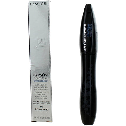 Lancome Women's Mascara - Hypnose Doll Eyes Waterproof Volumizing 01 So Black!, 0.1 oz ,
