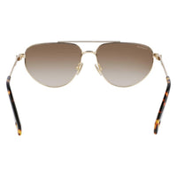 Lanvin Unisex Sunglasses - Gold Aviator Frame Brown Gradient Lens | LNV105S 740 ,