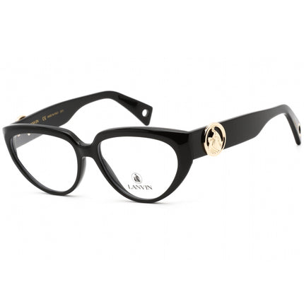 Lanvin Women's Eyeglasses - Clear Lens Black Acetate Cat Eye Frame | LNV2600 001 ,