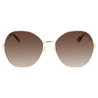 Lanvin Women's Sunglasses - Gradient Brown Lens Gold Metal Full Rim | LNV119S 740 ,