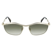 Lanvin Women's Sunglasses - Gradient Khaki Lens Full Rim Irregular Frame | LNV111S 734 ,