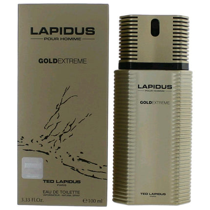 Lapidus Gold Extreme by Ted Lapidus, 3.3 oz Eau De Toilette Spray for Men ,