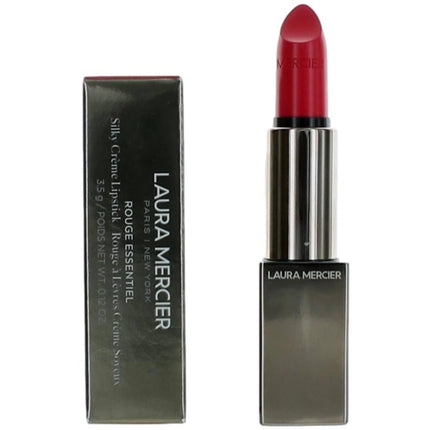 Laura Mercier Women's Lipstick - Rouge Essentiel Silky Creme, Fuchsia Intense, 0.12 oz ,