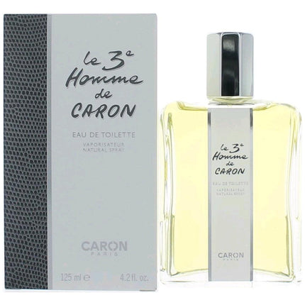 Le 3e Homme de Caron by Caron, 4.2 oz Eau De Toilette Spray for Men (The Third Man) ,
