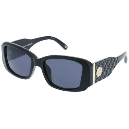 Le Specs Women's Sunglasses - Black Tritan Plastic Rectangular Frame | LSP2202430 ,