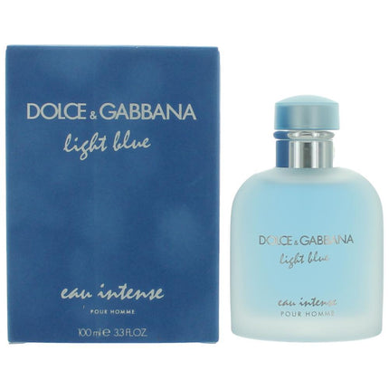Light Blue Eau Intense by Dolce & Gabbana, 3.3 oz Eau De Parfum Spray for Men ,