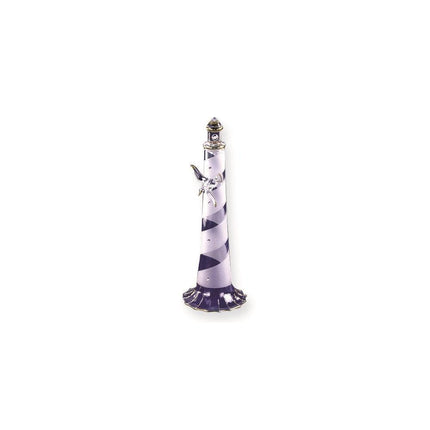 Lighthouse with Seagull Glass Figurine ,