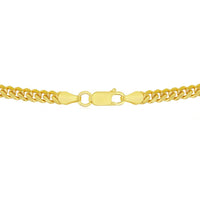 Men's Chain - Gold Plated Sterling Silver 4mm Miami Cuban | Q-5734-18 ,