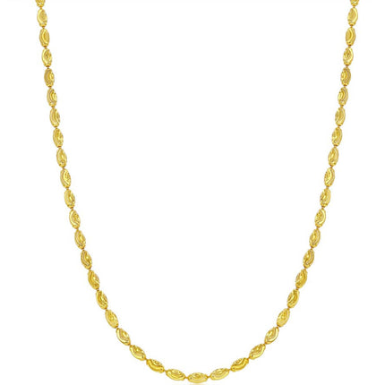 Unisex Chain - Sterling Silver 2mm Oval Moon Cut, 20 Inch | Q-5738-20 ,