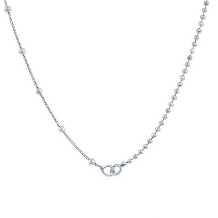 Women's Chain - Half Beaded and Box with Beads, 16 Inch | Q-5752-16 ,
