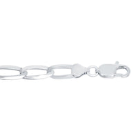 Women's Chain - Sterling Silver Flat Paperclip, 24 Inch | Q-5578-24 ,