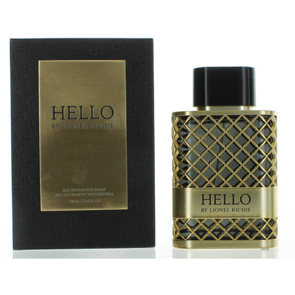 Lionel Richie Men's Eau De Toilette Spray - Hello Refreshing Opening Notes, 3.4 oz ,