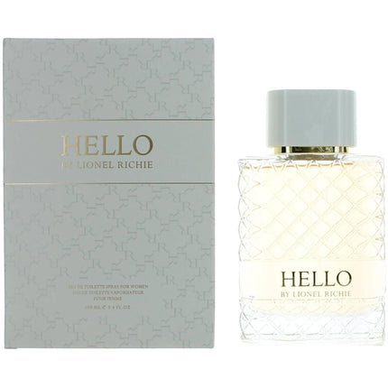 Lionel Richie Women's EDT Spray - Hello Jasmine and Tuberose Heart Notes, 3.4 oz ,