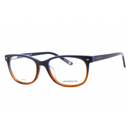 Liz Claiborne Men's Eyeglasses - Full Rim Blue Shaded Plastic Frame | L 607/N 0WTA 00 ,