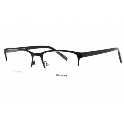 Liz Claiborne Men's Eyeglasses - Matte Black Metal Rectangular Frame | CB 266 0003 00 ,