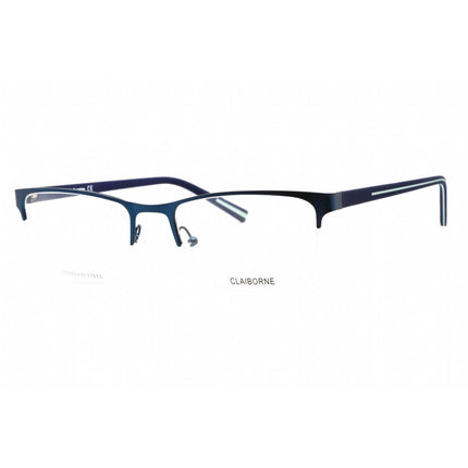 Liz Claiborne Men's Eyeglasses - Matte Blue Metal Rectangular Frame | CB 268 0RCT 00 ,