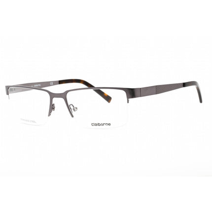 Liz Claiborne Men's Eyeglasses - Ruthenium Metal Rectangular Frame | CB 246 06LB 00 ,