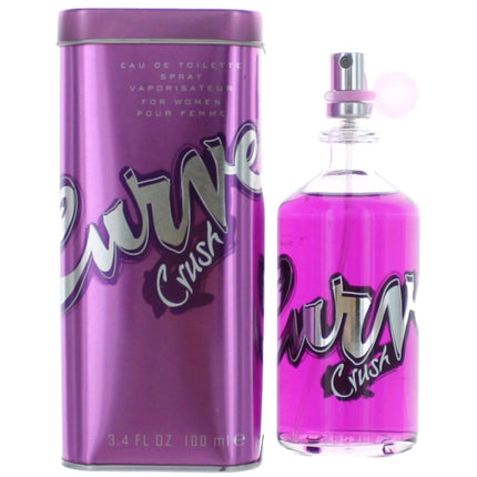 Liz Claiborne Women's EDT Spray - Curve Crush Floral Fruity Fragrance Notes, 3.4 oz ,