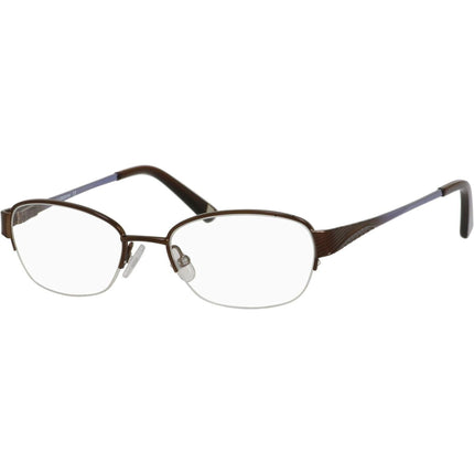 Liz Claiborne Women's Eyeglasses - Brown Metal Oval Frame | LIZ CLAIBORNE L 426 01J3 ,