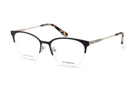 Liz Claiborne Women's Eyeglasses - Clear Demo Lens Blue Gold Frame | L 658 0KY2 00 ,