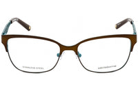 Liz Claiborne Women's Eyeglasses - Clear Demo Lens Brown Green Frame | L 643 0XL7 00 ,