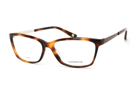 Liz Claiborne Women's Eyeglasses - Clear Demo Lens Brown Havana Frame | L 646 0WR9 ,