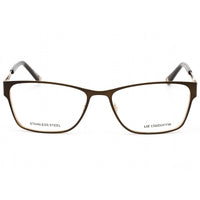 Liz Claiborne Women's Eyeglasses - Clear Demo Lens Brown Rectangular | L 665 009Q 00 ,