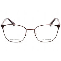 Liz Claiborne Women's Eyeglasses - Clear Demo Lens Plum Square Frame | L 656 00T7 00 ,