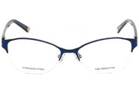 Liz Claiborne Women's Eyeglasses - Clear Lens Navy Cat Eye Frame | L 623 0DA4 00 ,