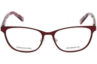 Liz Claiborne Women's Eyeglasses - Clear Lens Plum Light Rose Frame | L 630 0DW4 00 ,