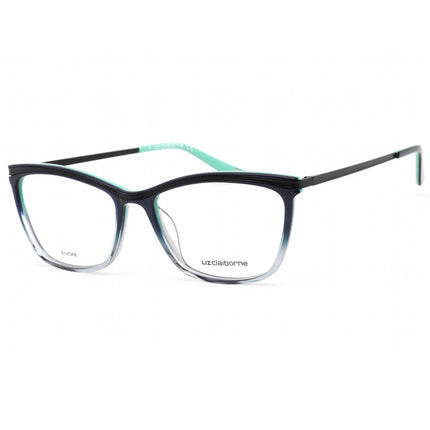 Liz Claiborne Women's Eyeglasses - Clear Lens Shiny Blue Gray Frame | L 638 0PID 00 ,