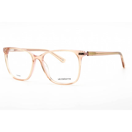 Liz Claiborne Women's Eyeglasses - Peach Crystal Plastic Rectangular | L 669 0E1Q 00 ,