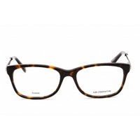 Liz Claiborne Women's Eyeglasses - Rectangular Dark Havana Plastic | L 637 0086 00 ,