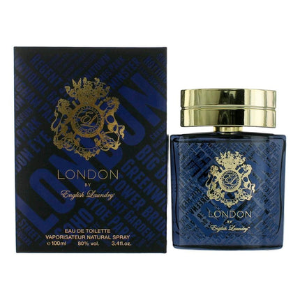 London by English Laundry, 3.4 oz Eau De Toilette Spray for Men ,