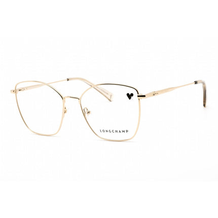 Longchamp Women's Eyeglasses - Full Rim Butterfly Shape Gold Metal Frame | LO2151 714 ,