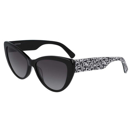 Longchamp Women's Sunglasses - Fixed Nose Pads Black Acetate Frame | LO663S 001 ,