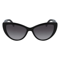 Longchamp Women's Sunglasses - Fixed Nose Pads Black Acetate Frame | LO663S 001 ,