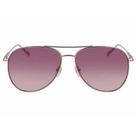 Longchamp Women's Sunglasses - Full Rim Rose Gold Aviator Metal Frame | LO139S 770 ,