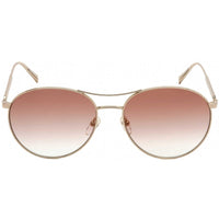 Longchamp Women's Sunglasses - Gradient Red Lens Metal Pilot Frame | LO133S 770 ,