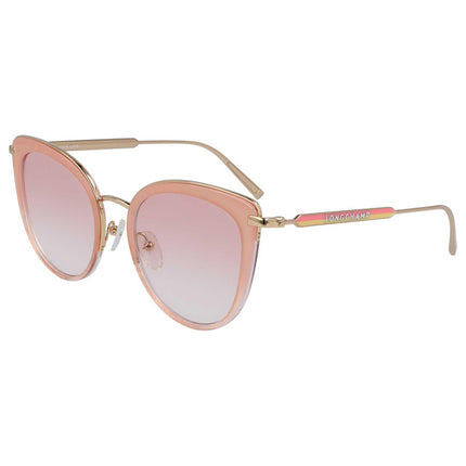 Longchamp Women's Sunglasses - Pink Gradient Plastic Lens Cat Eye Frame | LO661S 750 ,