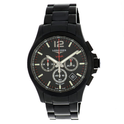 Longines Conquest V.H.P. Chronograph Stainless Steel Quartz Men's Watch L37272566 ,