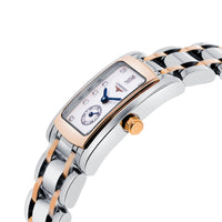Longines Dolce Vita Diamond Stainless Steel And 18K Rose Gold Quartz Women's Watch L51555887 ,